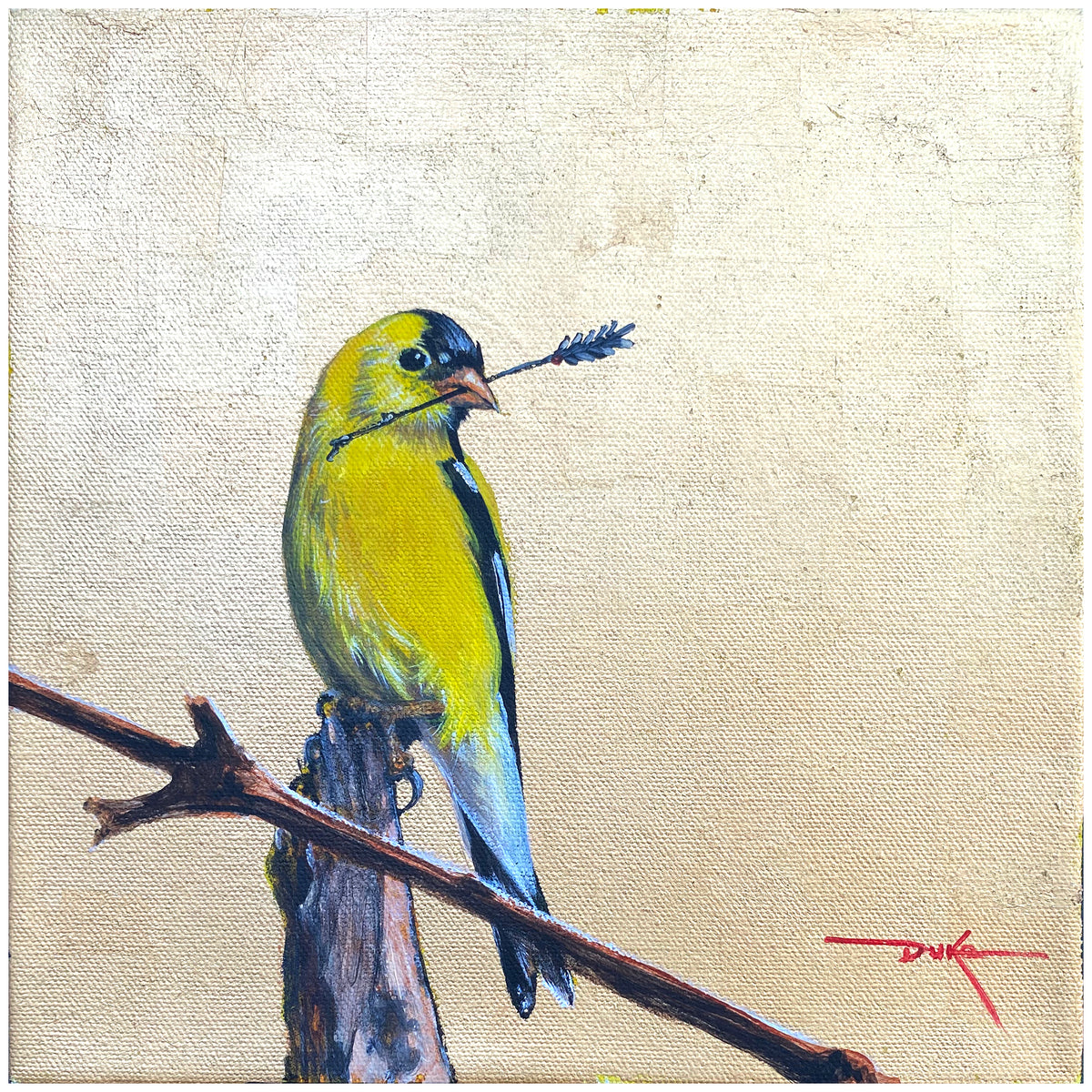 American Goldfinch oil painting by Duke Windsor