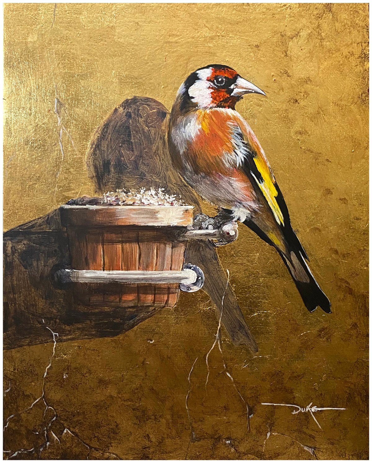 European Goldfinch oil painting by Duke Windsor