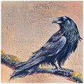 Something This Way Comes raven oil painting by Duke Windsor