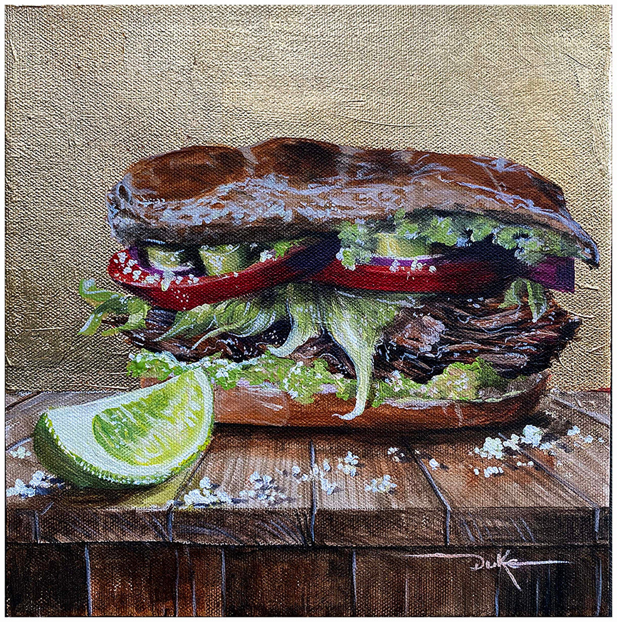 Torta de Carne Asada